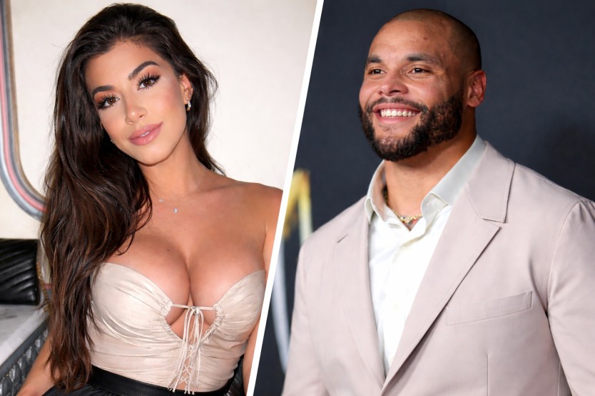 Dak Prescott y Sarah Jane Ramos