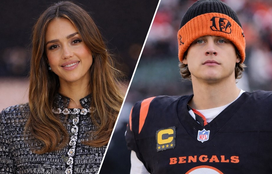 Joe Burrow y Jessica Alba